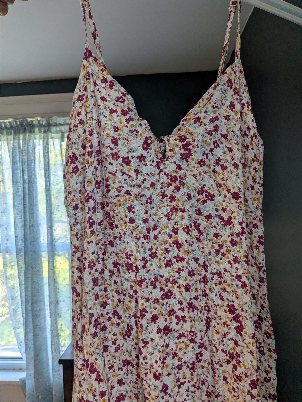 Floral Spaghetti-Strap Sundress NWOT